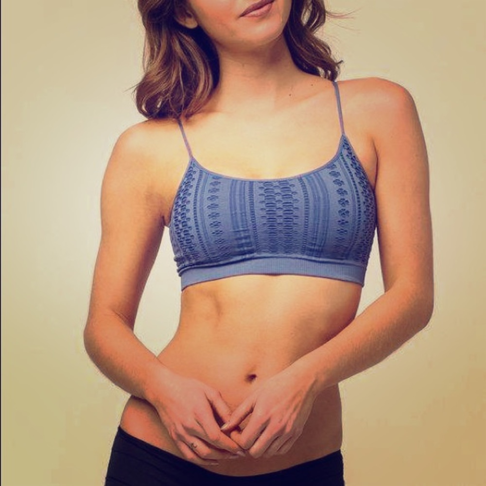 FULL TILT Pointelle Seamless Bandeau OS